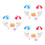 3Sets Resin Mini Beach Accessories Set for Dollhouse Multi-Color Decor 8