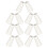 56Pcs White Wooden Blind Cord Tassels for Window Shutter Pulls 3
