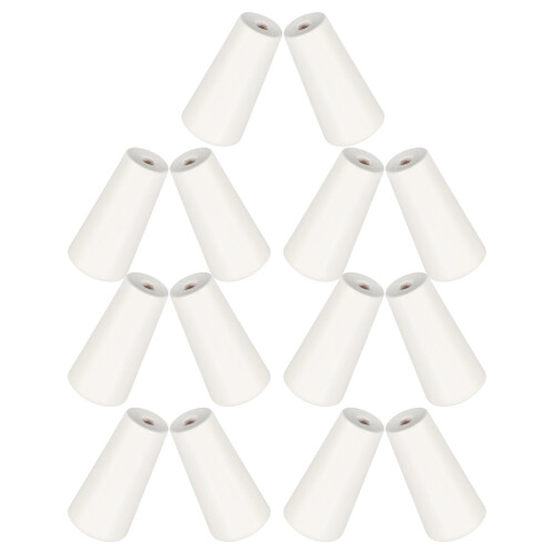 56Pcs White Wooden Blind Cord Tassels for Window Shutter Pulls 2