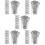 500St Rvs Draadbinders Metalen Kabel Zip Ties 8