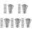 500St Rvs Draadbinders Metalen Kabel Zip Ties 2