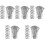 500St Rvs Draadbinders Metalen Kabel Zip Ties 3