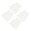 56Pcs White Wooden Blind Cord Tassels for Window Shutter Pulls 7