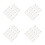 56Pcs White Wooden Blind Cord Tassels for Window Shutter Pulls 4