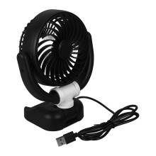 2St USB Autoventilatoren Aluminium & PP Stil En Draagbaar