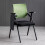 Mesh Office Chair with Desk Attachment, Folding Design, Lumbar Support, Stackable Conference Chair 1