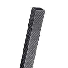 500mm 3K Carbon Fiber Square Tube Glossy Finish Strength for Fishing Rods and Kites 25x25mm