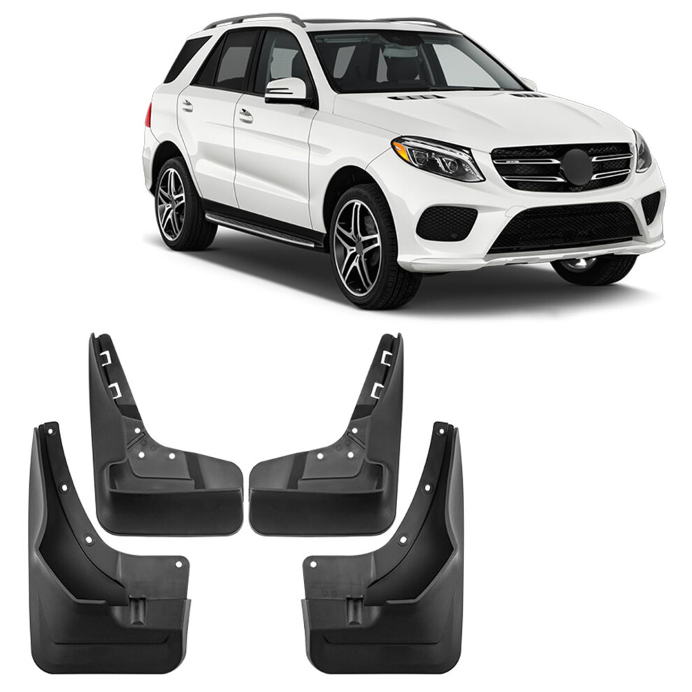 Car Mud Flaps Splash Guards For Mercedesbenz Gle 20152019 With Pedal, Front And Rear Allweather Protection 9070919967207