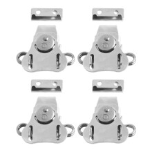 304 Stainless Steel Butterfly Latch 4 Pack Heavy Duty Spring Loaded for Tool Boxes and Cabinets