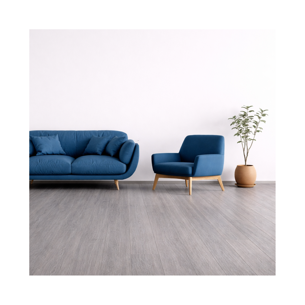 Royale (Modern Grey) 8Mm Laminate Flooring - Technology To Help Prevent Stains & Impact - 1.2M2 Pack Size - Modern Flooring - Various Colours