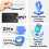 Wallet Tracker Card with Bluetooth, Dual Platform, Wireless Charging, Slim IP67 Waterproof Design 2