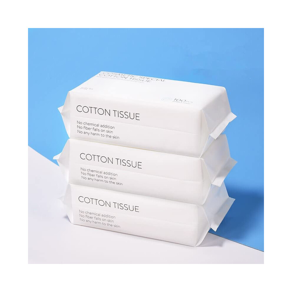 Forrader Disposable Soft Dry Wipes, Simple Wet And Dry Cleansing Face Towel, Skincare Facial Cotton Tissue, For Sensitive Skin & Baby Care & Makeup
