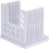 Adjustable Bread Slicer with Thickness Control, Foldable Cutting Guide and Builtin Crumb Tray, White 4