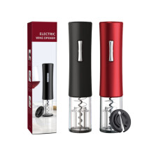 Electric Wine Opener with Foil Cutter, OneTouch Cork Removal, Burgundy Finish, Battery Operated