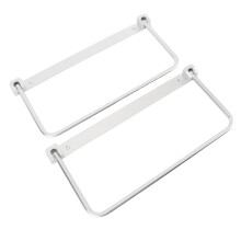 2er-Set faltbares Schuhregal fürs Wohnmobil, Aluminium, Silber