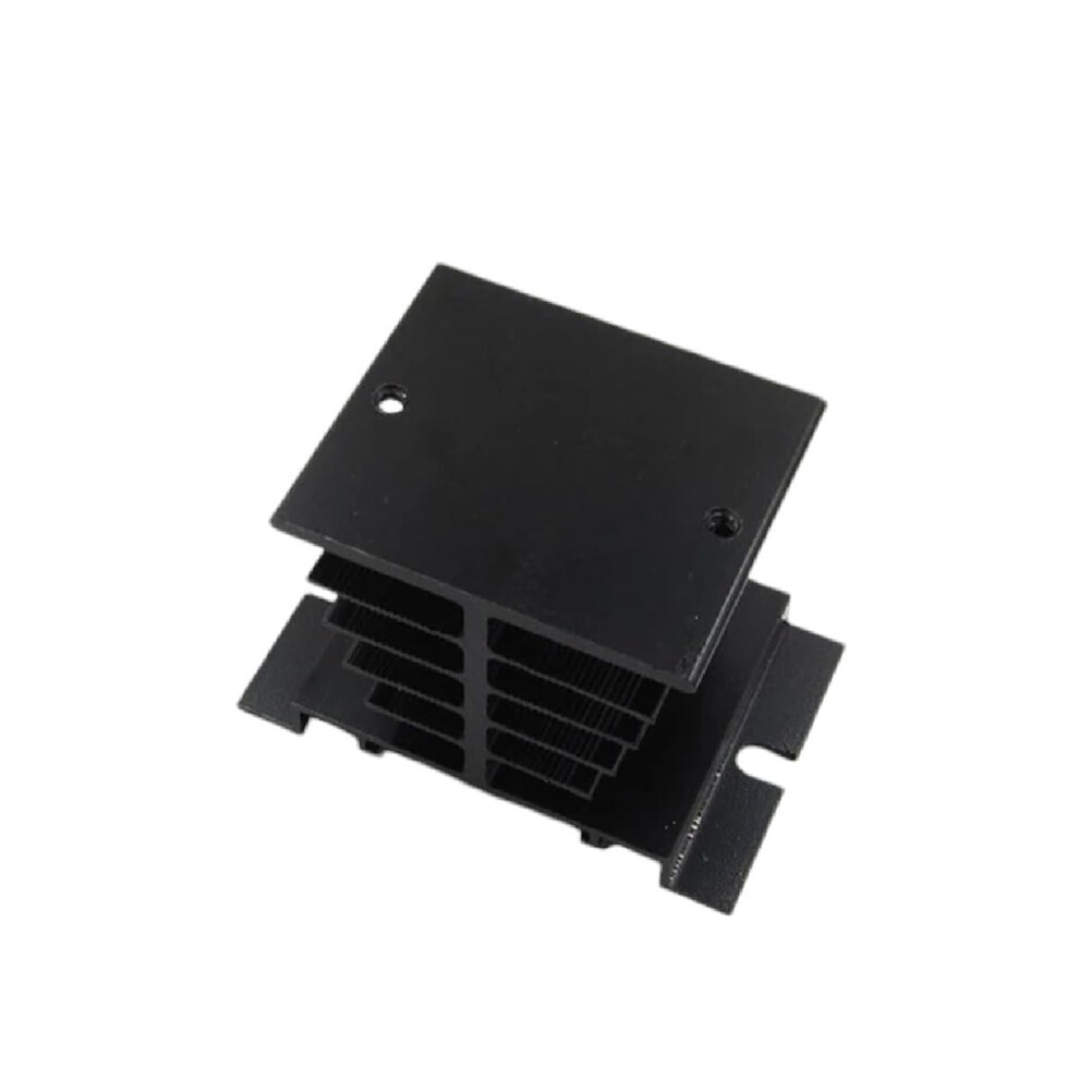 Aluminum Heat Sink For Solid State Relay Ssr, Dissipation, Compact Design Black 9070919967894