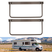 Estante plegable de almacenamiento para zapatos para RV, de aleación de aluminio, con montaje en pared, estante colgante para zapatos