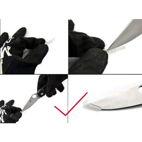 20Pcs Plastic Knife Tip Protector Covers for Safety and Blade Edge Protection Storage 1