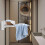 Wall Mounted Folding Ironing Board Adjustable Height with HeatResistant Cover for Small Spaces 5