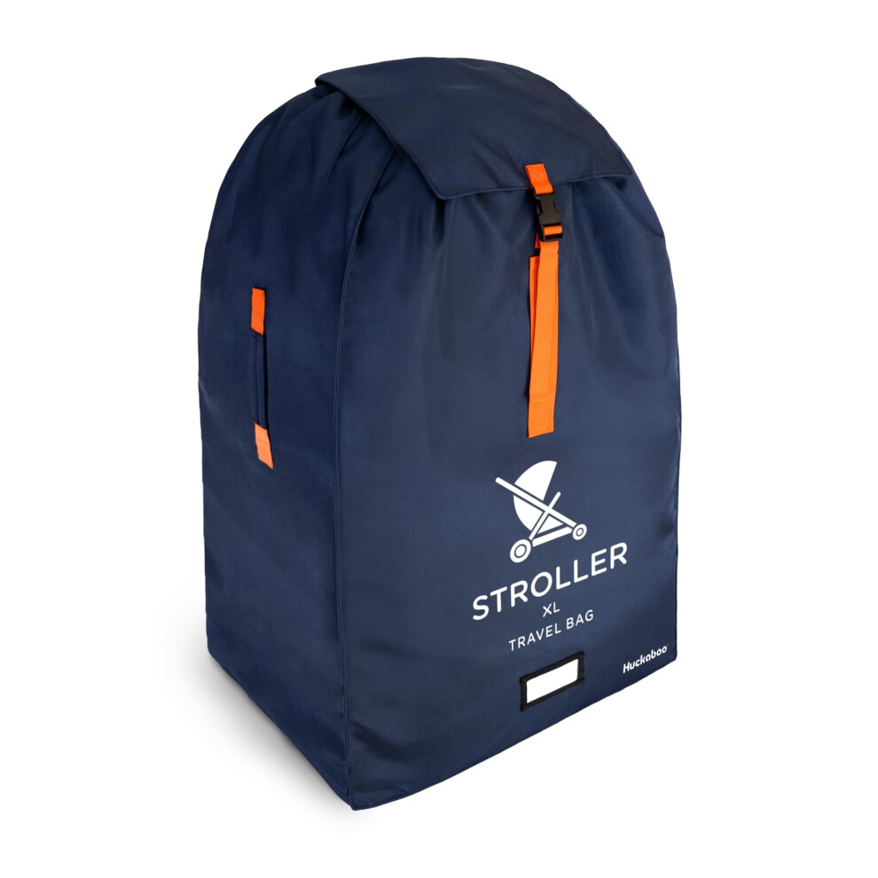 Huckaboo Xl Stroller Travel Bag - Extra Large Pushchair And Pram Bag For Airplane, Navy