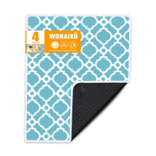 Portable Ironing Mat 28x24in Scorch Resistant Silicone Coated Travel Pad for Tabletop and Dryer