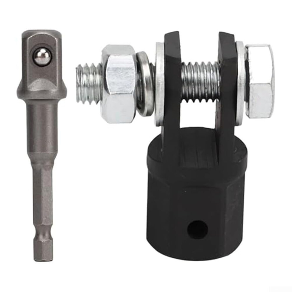 Scissor Jack Adapter Set 1/2 Inch Socket For Drill Quick Vehicle Lifting Chrome Vanadium Steel 9174973488026