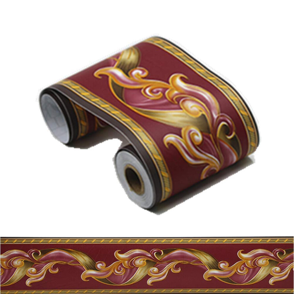 Peel And Stick Floral Wallpaper Border Waterproof Self Adhesive Wall Trim For Bathroom Kitchen 4In X 32.8Ft 9044945406450