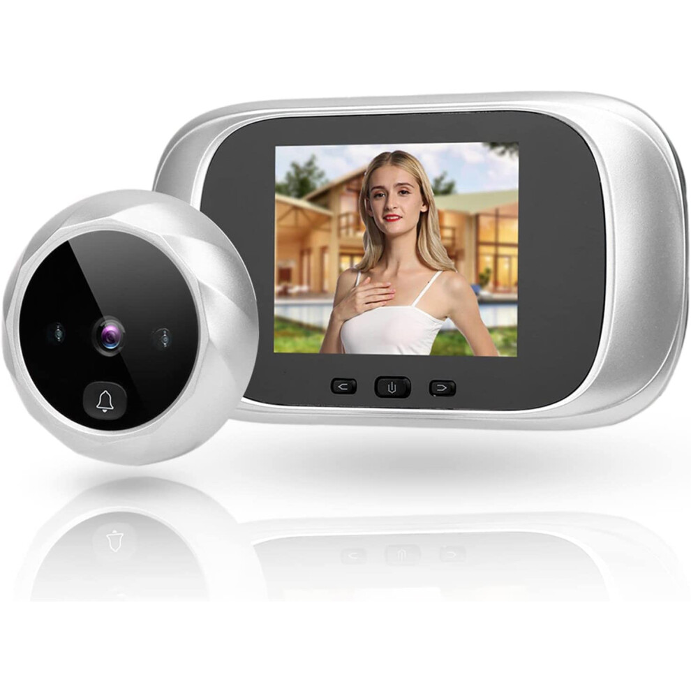 Digital Door Viewer With Infrared Night Vision, 2.8 Inch Lcd, Wide Angle Security Video Doorbell 9044945406474
