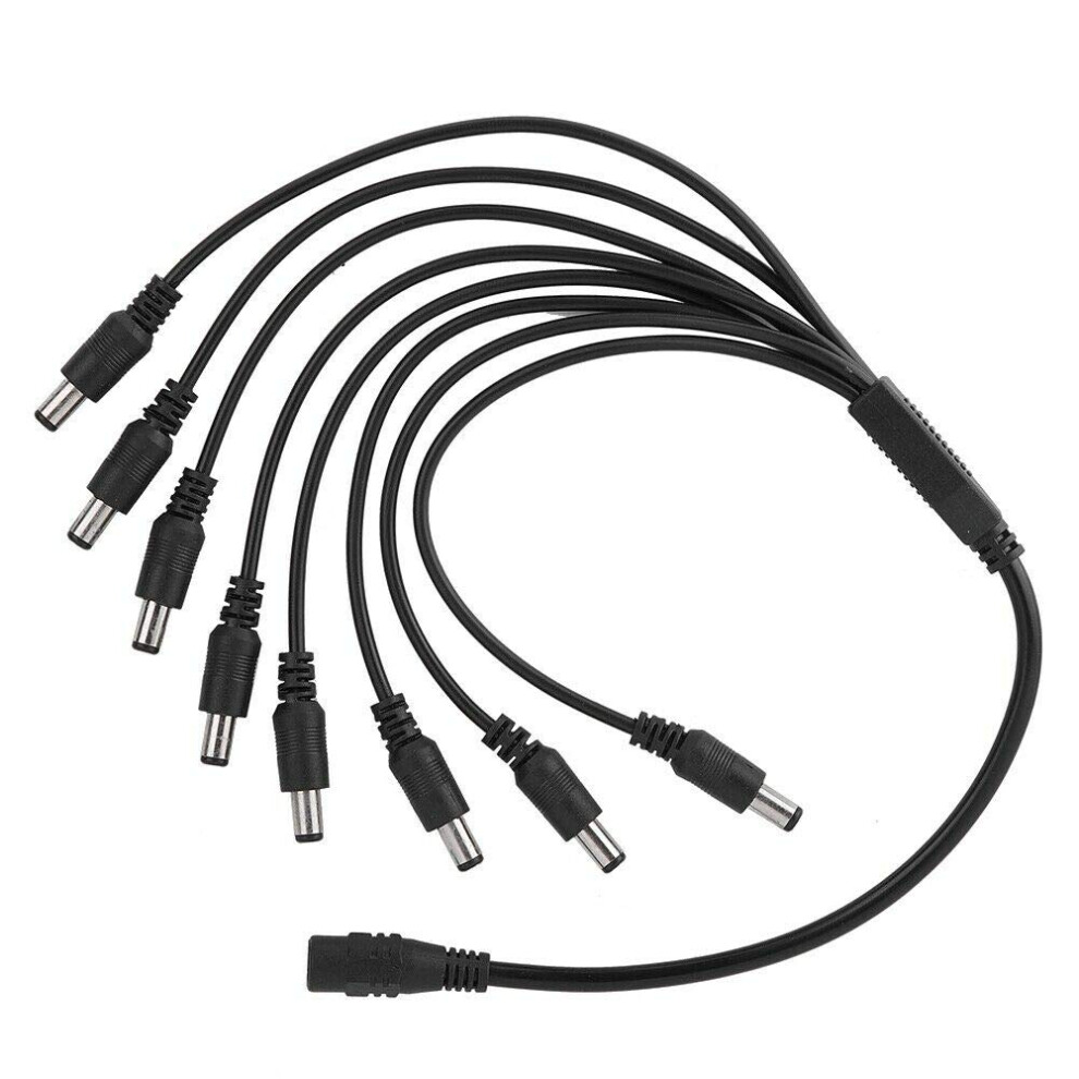8Way 5.5Mm X 2.1Mm Cctv Power Splitter Cable For Sannce Dvr Security System With Safety Protection 9044945406481