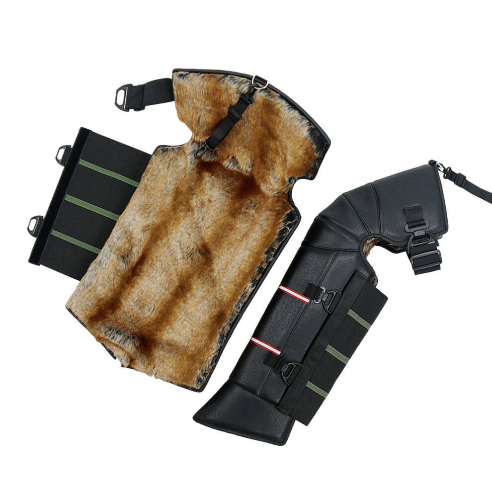 Winter Motorcycle Knee Warmers Waterproof Leg Guards Windproof Thermal Protection 70Cm X 35Cm 9070919968778