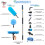 IGAD Pole 7m(24ft) Washing Kit Water-fed Brush 8
