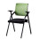 Office Chair with Lumbar Support, Foldable Stackable Design, FlipUp Arms, Durable Metal Frame, Grey 1