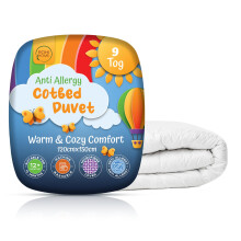 Rohi 9 Tog Cot Bed Duvet ? Microfibre Anti-Allergy Toddler Duvet ? Lightweight, Breathable & Ultra Comfy Baby Quilt 120cm x 150cm