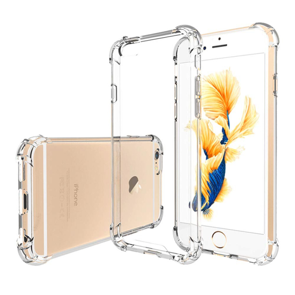 Hually Iphone 6S Case, Iphone 6 Case, Transparent Soft Flexible Extremely Thin Tpu Silicone Case Cover For Iphone 6S/6 4.7 Inches Transparent 639510657246