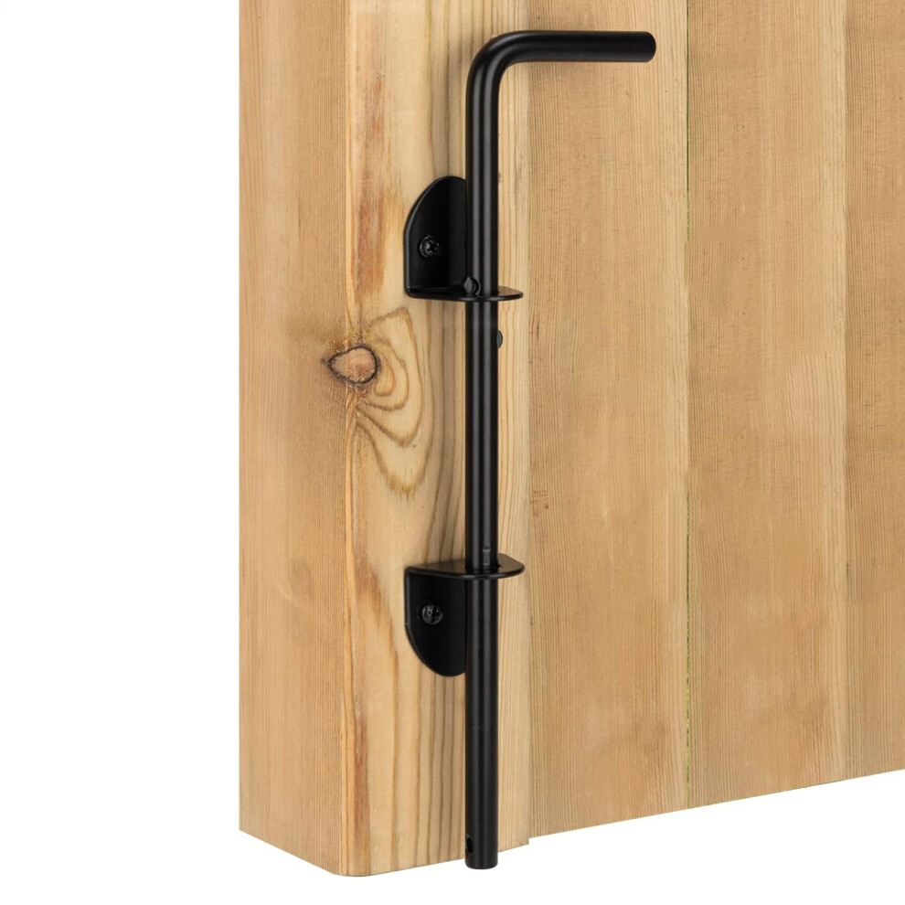 12 Inch Heavy Duty Gate Latch For Wooden And Metal Gates With Singlehand Operation And Secure Locking 9044945406887