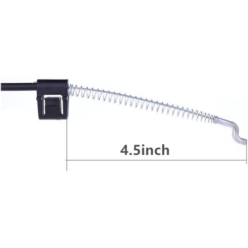 2 Pack Recliner Replacement Cable with Ergonomic D Pull Handle, Universal Sofa Release Parts Black 1
