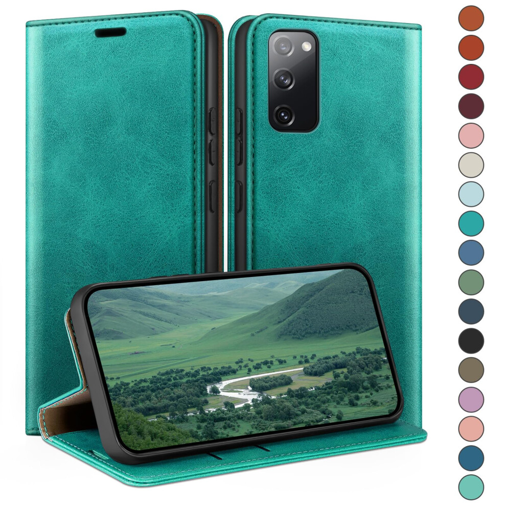 Huouh For Samsung Galaxy S20 Wallet Case With Rfid Blocking Pu Leather,Flip Folio Book Covers,Credit Card Holder Shockproof Phone Case Women Men For 752671243131