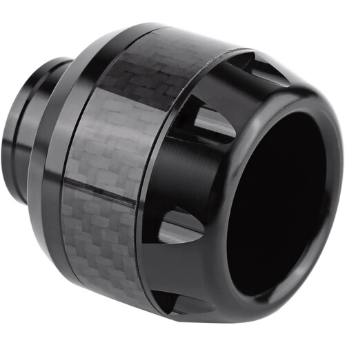 Carbon Fiber Motorcycle Fork Frame Sliders Front Fork Protectors Crash Damage Guard Black 1 Pair 1