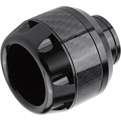 Carbon Fiber Motorcycle Fork Frame Sliders Front Fork Protectors Crash Damage Guard Black 1 Pair 2