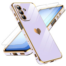LeYi for Samsung Galaxy A17 4G/5G Phone Case with 2 Tempered Glass Screen Protector, Scratch Resistant Silicone Cover, Slim Soft TPU Shockproof