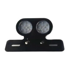 Motorcycle LED Tail Brake Light Waterproof Rear Lamp for Cafe Racer Cruiser Street Bike
