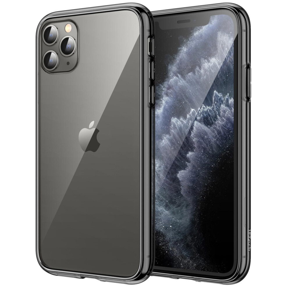Jetech Case For Iphone 11 Pro (2019), 5.8-Inch, Shockproof Transparent Bumper Cover, Anti-Scratch Clear Back, Black 815000027120