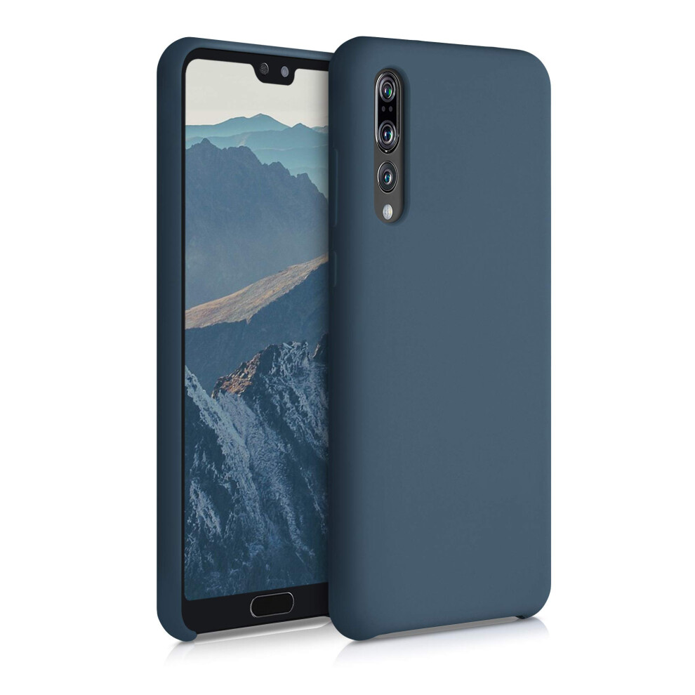 Kwmobile Case Compatible With Huawei P20 Pro Case - Tpu Silicone Phone Cover With Soft Finish - Slate Dark 4063004233641