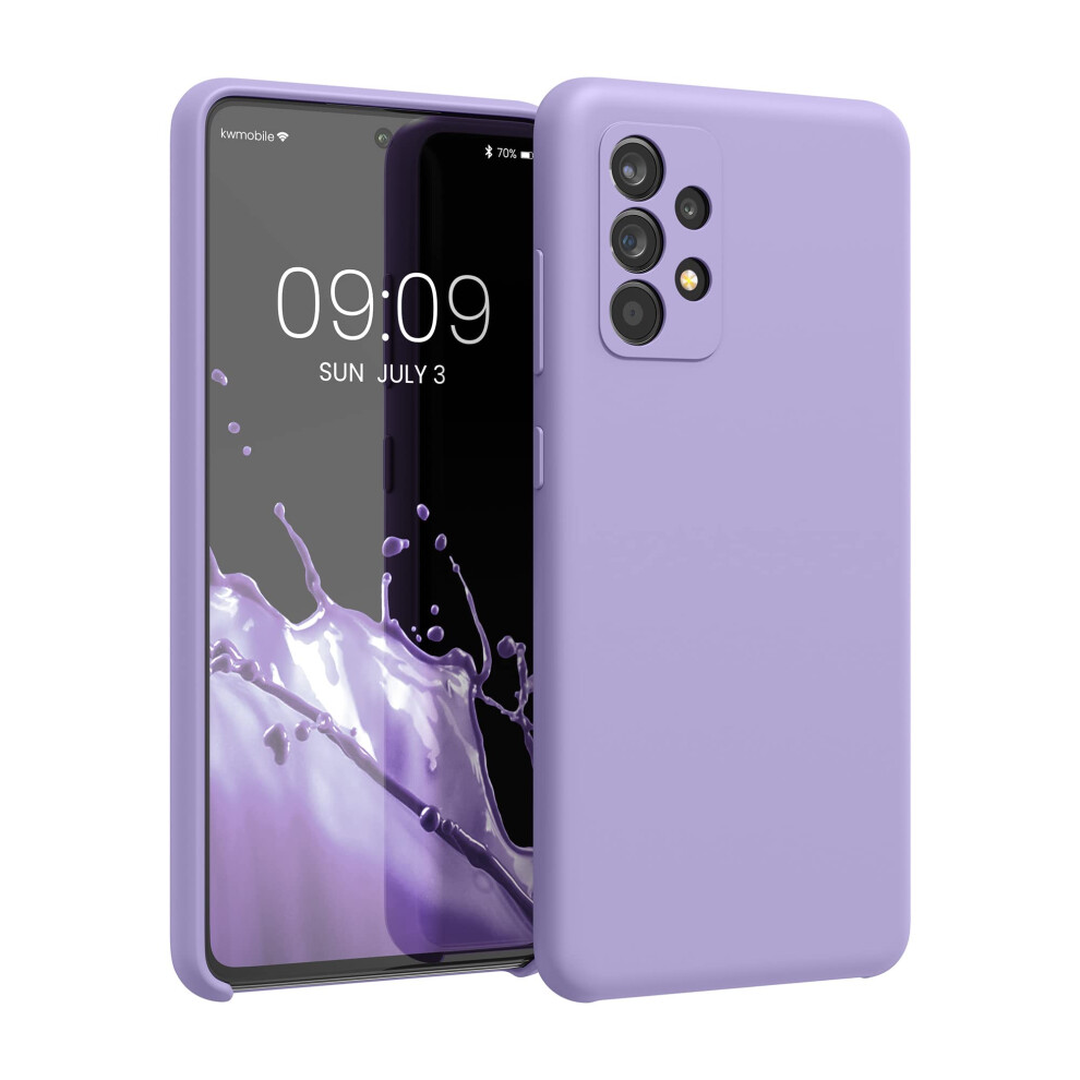 Kwmobile Case Compatible With Samsung Galaxy A52 / A52 5G / A52s 5G Case - Tpu Silicone Phone Cover With Soft Finish - Violet Purple 4063004297476