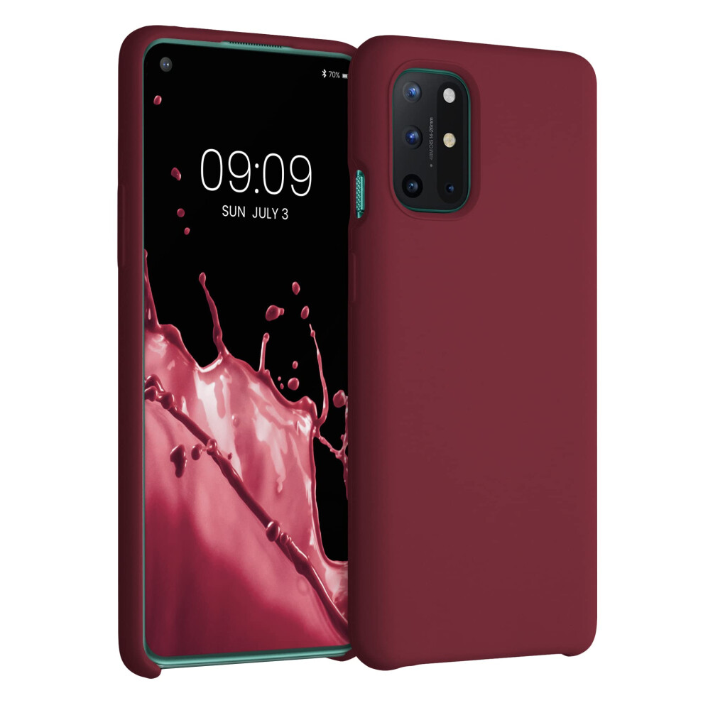 Kwmobile Case Compatible With Oneplus 8T Case - Tpu Silicone Phone Cover With Soft Finish - Rhubarb Red 4063004396902