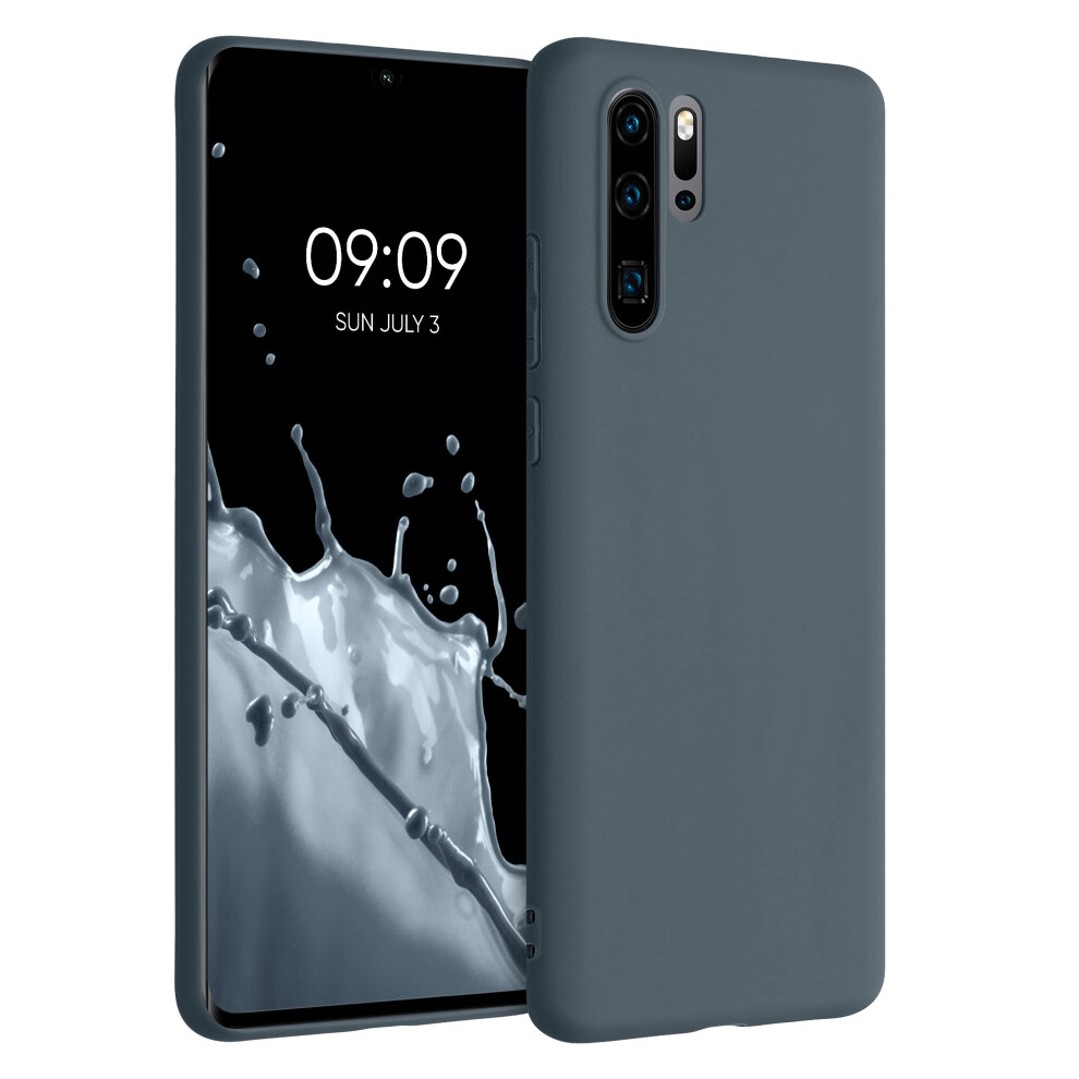 Kwmobile Case Compatible With Huawei P30 Pro Case - Soft Slim Protective Tpu Silicone Cover - Slate Dark 4063004302897