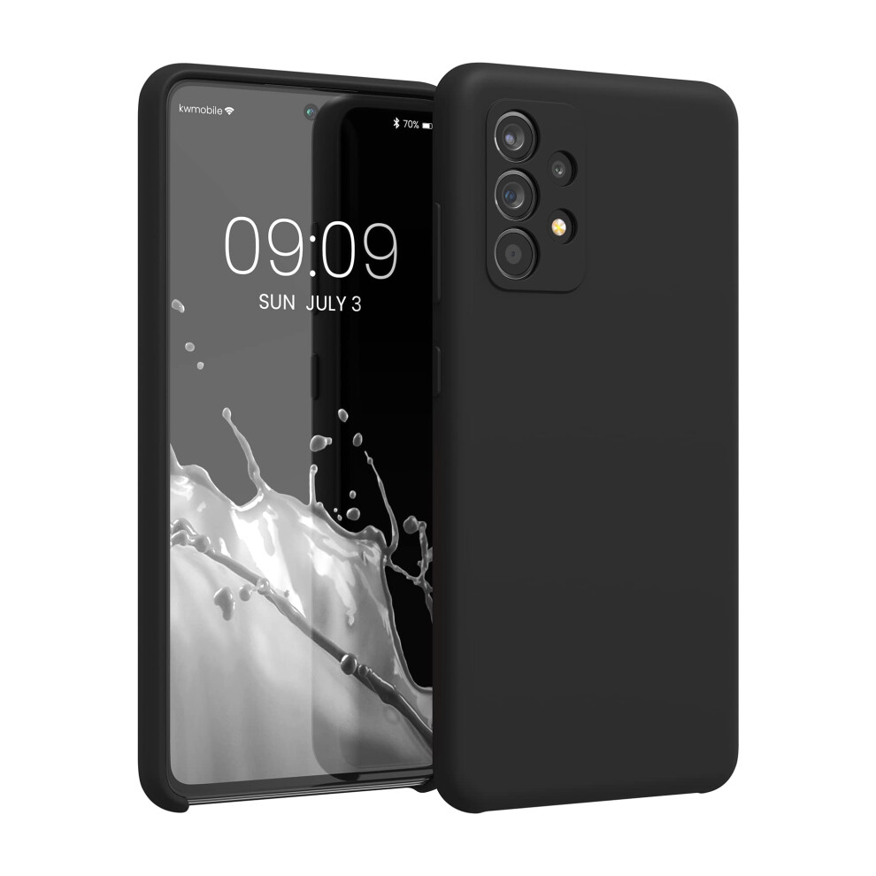 Kwmobile Case Compatible With Samsung Galaxy A52 / A52 5G / A52s 5G Case - Tpu Silicone Phone Cover With Soft Finish - Black 4063004407899