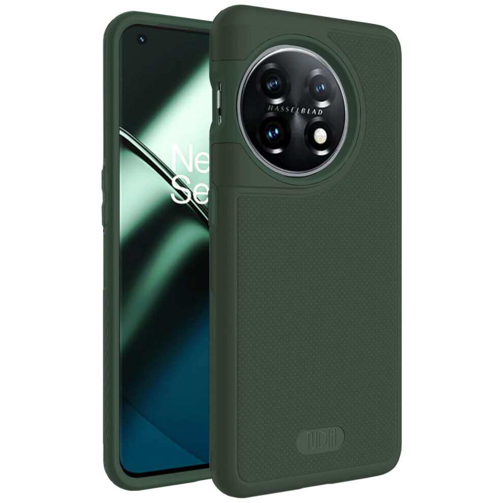 Photos - Case TUDIA DualShield Grip designed for OnePlus 11  5G ,  Dual Layer Shockproof Slim Military Grade Non-Slip (2023)[MergeGrip]