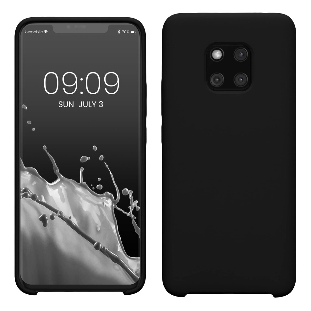 Kwmobile Case Compatible With Huawei Mate 20 Pro Case - Tpu Silicone Phone Cover With Soft Finish - Black 4063004408971