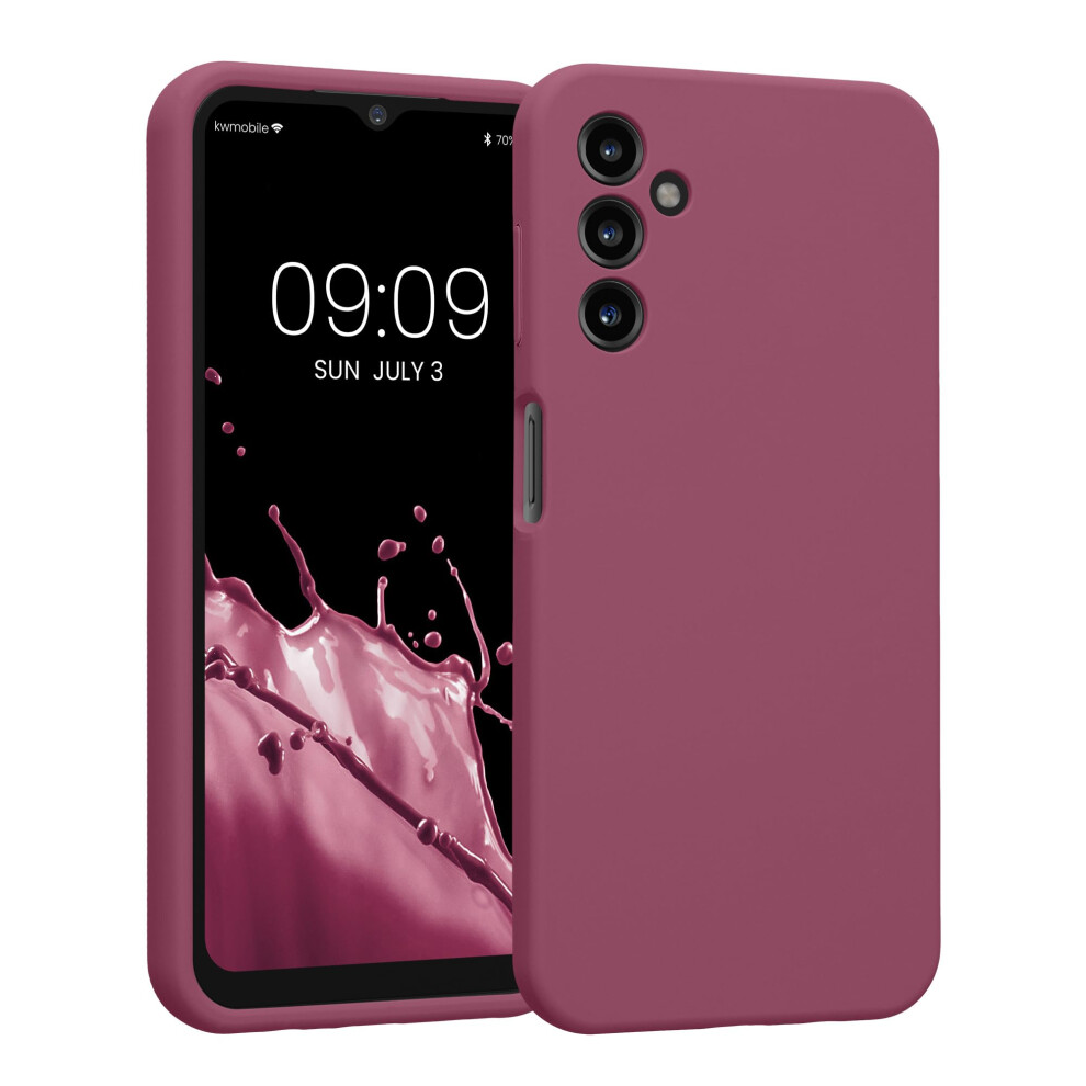 Kwmobile Case Compatible With Samsung Galaxy A14 5G Case - Slim Tpu Silicone Phone Cover - Soft Touch Finish - Orchid Violet 4067668059203